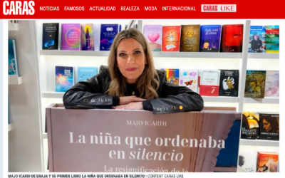 Majo Icardi de Braja y su primer libro La niña que ordenaba en silencio.